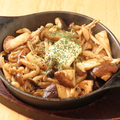 きのこのバター醤油炒め