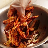 自慢の手作り韓国料理