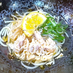 冷やし鶏塩うどん