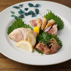 地鶏の合い盛り