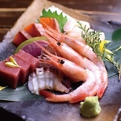 刺身の5点盛り合わせ