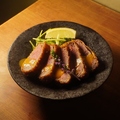 料理メニュー写真&nbsp;レア牛カツ　ウニチーズソースがけ