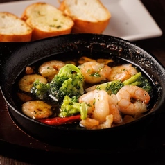 海老のアヒージョ