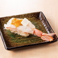料理メニュー写真&nbsp;[お忍び寿司]塩雲丹と赤海老、さらにクリームチーズ。