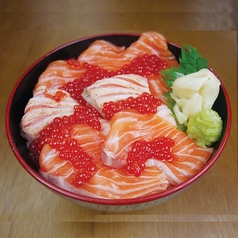 サーモン親子丼
