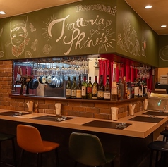 1名掛けカウンター×6