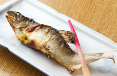 鮎塩焼き