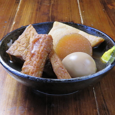 【お通し380円(418)】or【おでん食べ放題777円(854)】