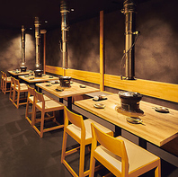 温かみのあるゆったりとできる店内です