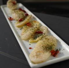 長芋のペペロンチーノ風