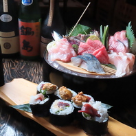 鮮魚と日本酒のペアリングを楽しめるこだわりメニュー！