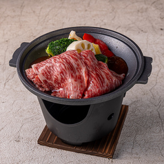 前沢牛（黒毛和牛）陶板焼き