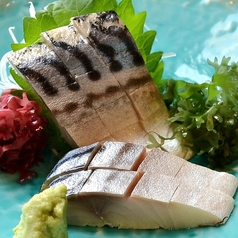 自家製〆サバ刺身/イカ刺身（小樽・函館産）