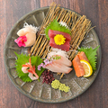 料理メニュー写真&nbsp;鮮魚の刺身五点盛り
