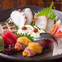 【素材へのこだわり】厳選した鮮魚の盛り合わせ！