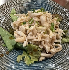 絶品「鶏皮ポン酢」