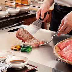 鉄板焼 けやき ホテルグランヒルズ静岡のコース写真