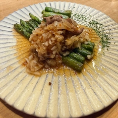 アスパラのソテー