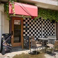 昔ながらのかわいい店先