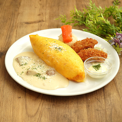 オムライス＆カキフライ