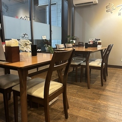 快適なテーブル席は、仲間との飲み会や、カップルや夫婦のデートにもオススメです☆居心地の良さとこだわりのお料理が魅力の当店は、心地よい時間をご提供いたします♪ぜひ当店で、素敵なひとときをお過ごしください☆