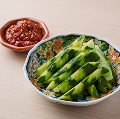 特製ネギ味噌きゅうり