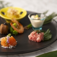 華やかなお料理を各種ご用意