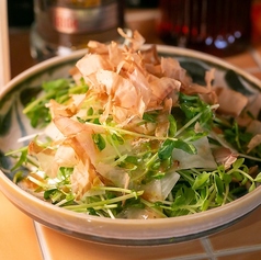 大根とみょうがの梅サラダ
