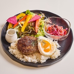 和風ロコモコプレート　"TAKE OUT OK"の写真