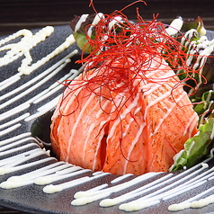 炙りサーモンと北あかりのポテトサラダ