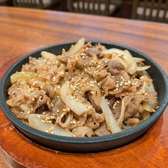 牛カルビ焼肉鉄板