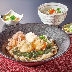 ≪北海道噴火湾産　帆立≫帆立天おろしきしめんとしらすといくらミニ丼
