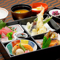 たいくさんのお料理が一度で楽しめる「松花堂」は当店人気の御膳です。