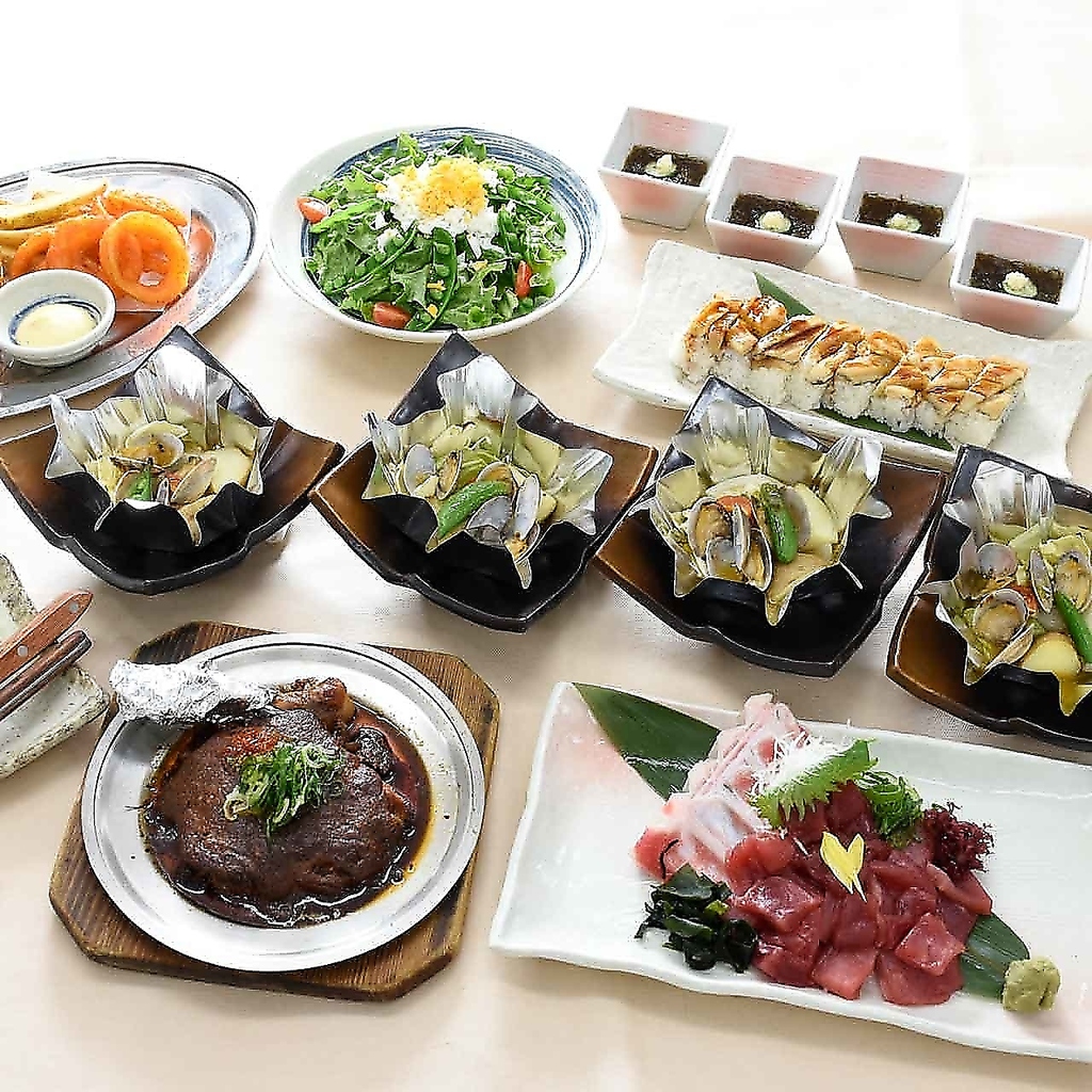 2時間飲み放題付コースを多数ご用意！お好みに合わせてお選びいただけます！