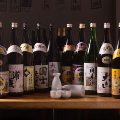 こだわりの地酒【11種】＆本格焼酎【10種】も飲み放題！