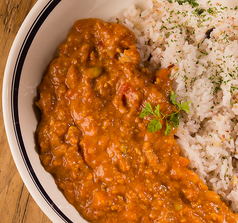 トマトたっぷりカレーライス(野菜ポタージュ付き)