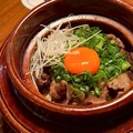 料理メニュー写真&nbsp;なにわ黒牛のすき焼き土鍋ごはん