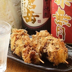 お好み焼風 キャベツの串揚げ