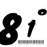 81° ハチジュウイチドのロゴ