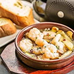 えびアヒージョ with バケッド付き