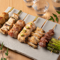 料理メニュー写真&nbsp;串焼き8本盛り合わせ