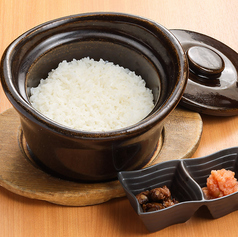 黒船の新スタイル！炊きたて土鍋ご飯の写真