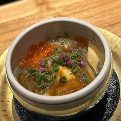 生雲丹　茶碗蒸し