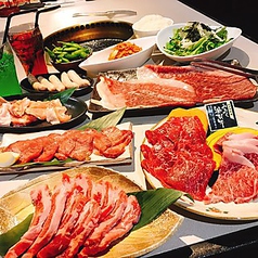 人気の焼肉堪能コース 全13品 4000円 税込 徳川焼肉センター 小幡 焼肉 ホルモン ホットペッパーグルメ