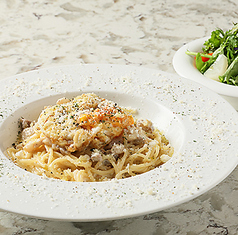 いきいきポークパンチェッタのカルボナーラ