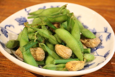 丹波篠山の黒枝豆とゆで落花生