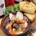 海老とキノコのアヒージョ★　他アヒージョも豊富にご用意！