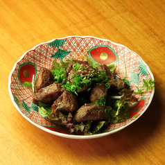 アゴ肉のスタミナ焼き