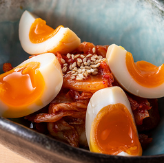 キムチ半熟玉子