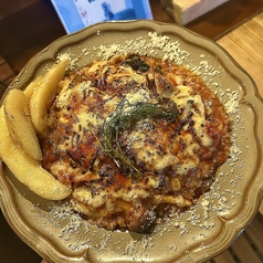 トマトチキン濃厚チーズリゾット